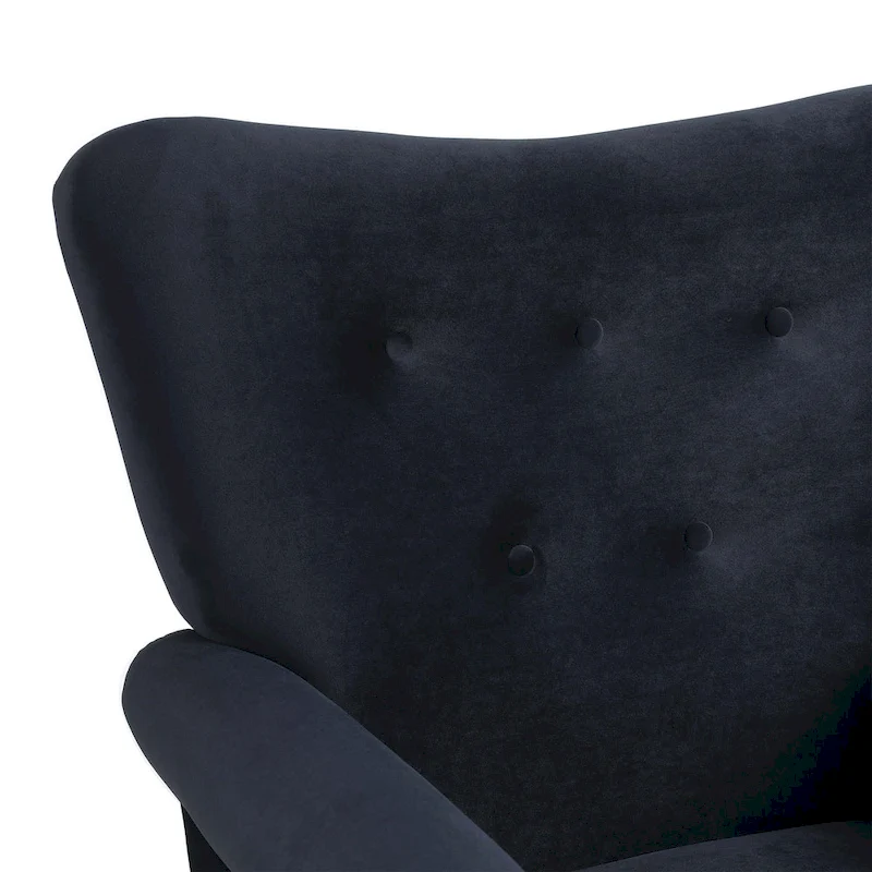 GEITIN High Back Rocking Chair with Tufted Back