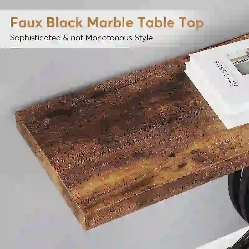 Entryway Hallway Console Table with Metal Frame