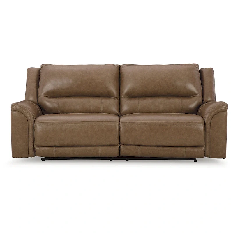 Signature Design by Ashley Trasimeno Caramel Power Reclining Sofa - 92  W x 40  D x 42  H