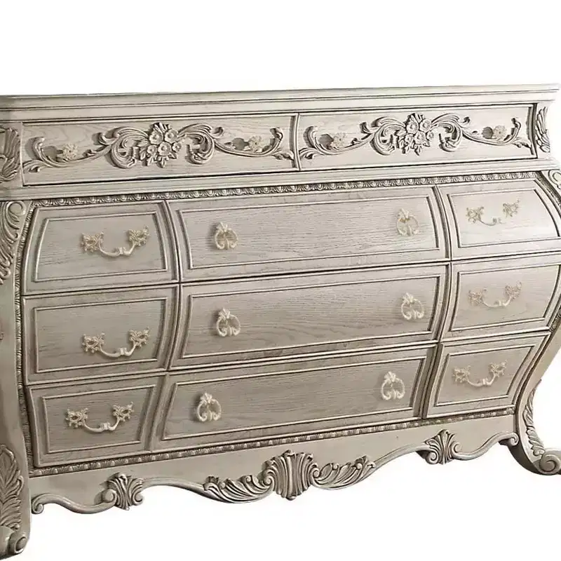 Ragenardus Dresser Antique White Finish - Acme Furniture