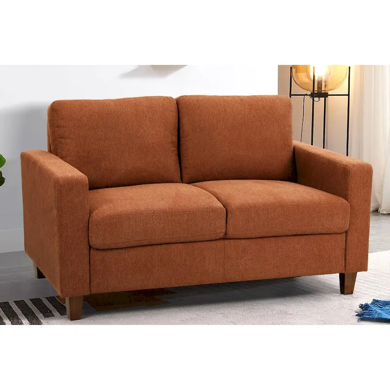 55 In Transitional Upholstered Living Room Loveseat