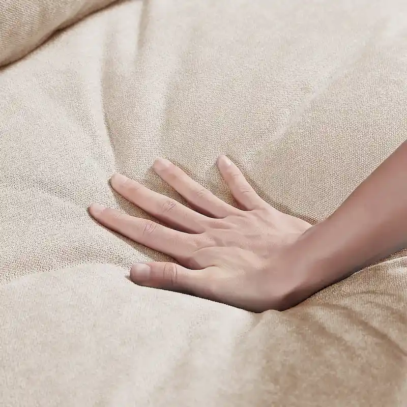 Modern Convertible Large L-shaped Feather Filled Sectional Sofa with Reversible Chaise - 129.9W x 72D x 31.5H