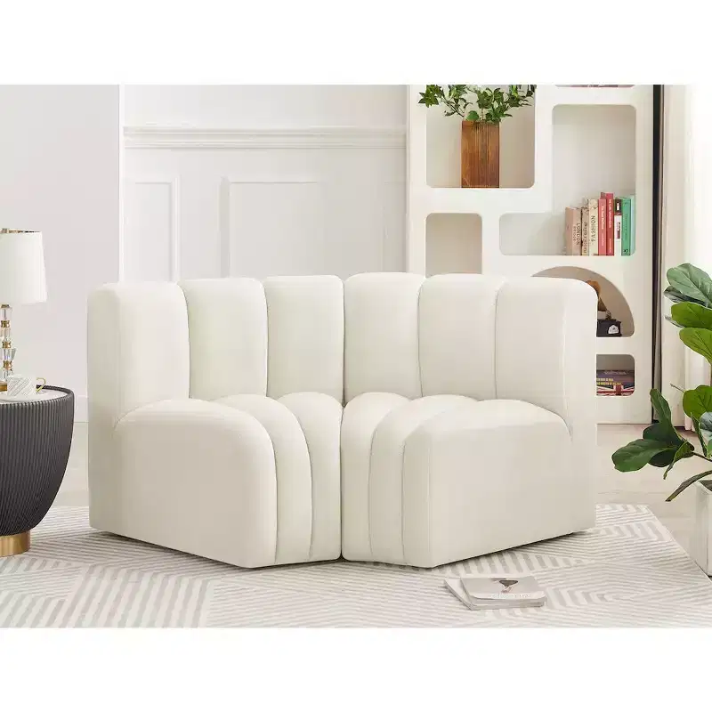 Meridian Furniture,Arc Velvet Modular Sofa