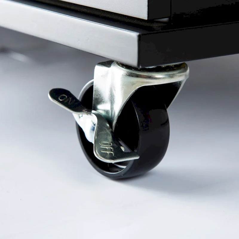 Mobile Kitchen Island & Kitchen Cart,With Extendable Rubber Wood Top and 3 Drawers - 53.93  (L) x 17  (W) x 36.22  (H