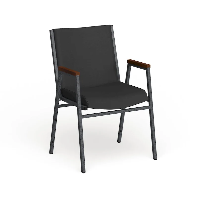 Heavy Duty Stack Chair with Arms - 21D x 21W x 31H
