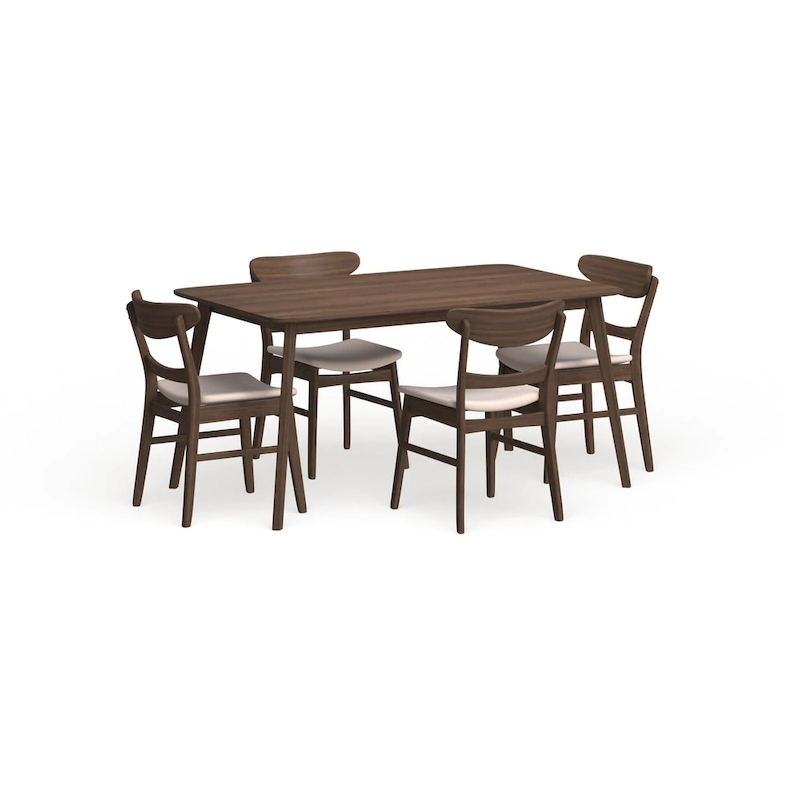 Bryner Mid-Century Modern 5 Piece Dining Set by Christopher Knight Home