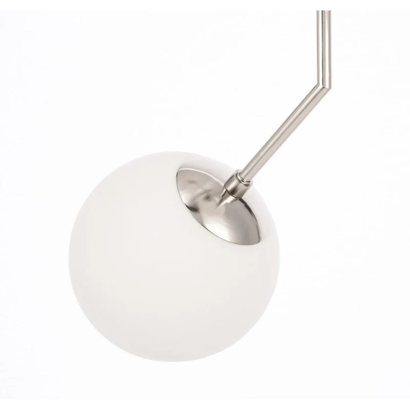 Bastina 20-Inch 1-DownLight Frosted Glass Pendant