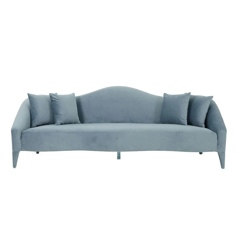 Velvet Sofa - 96W x 36.2D x 34.3H - 96W x 36.2D x 34.3H