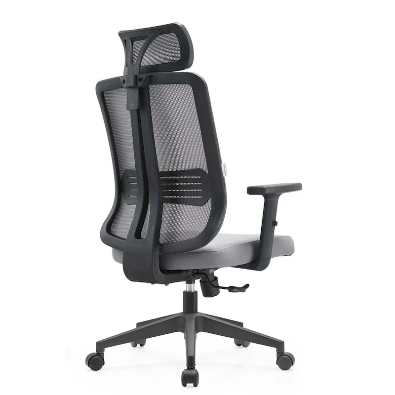Adjustable Office Chair with Mesh Back and Headrest Nift Series by LeisureMod