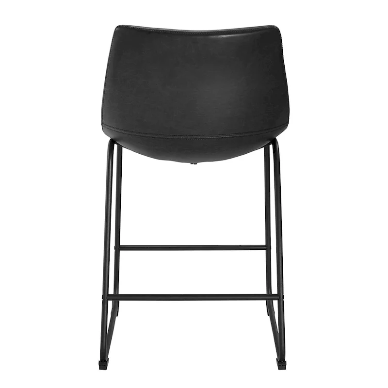26-inch Faux Leather Counter Stool