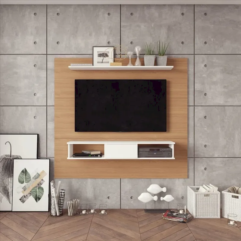 Midtown Concept Wall Mounted TV Shelf Board for 70-in TV