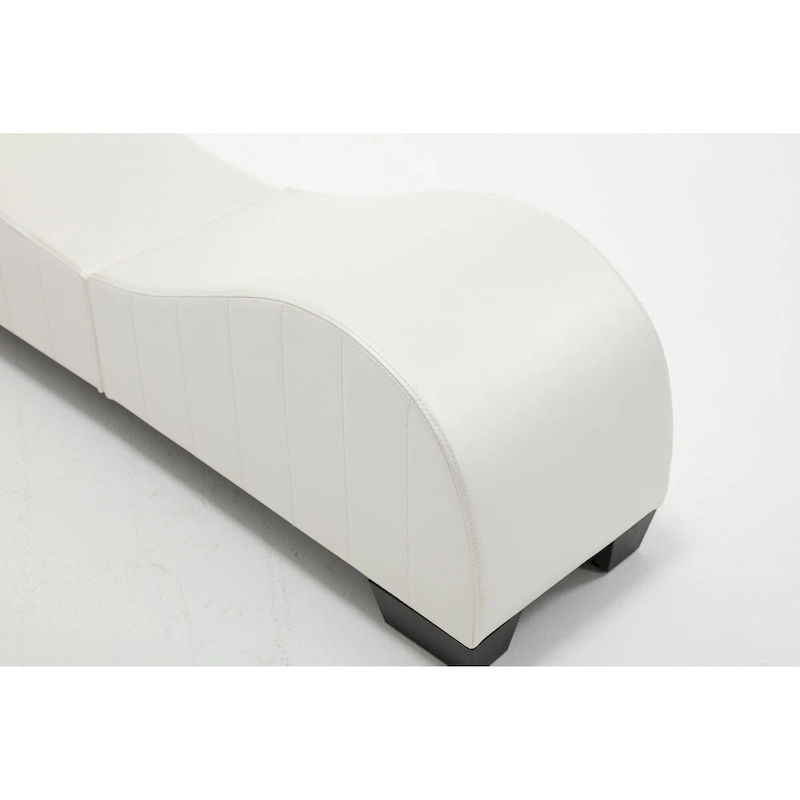 Modern Faux Leather Curved sofa