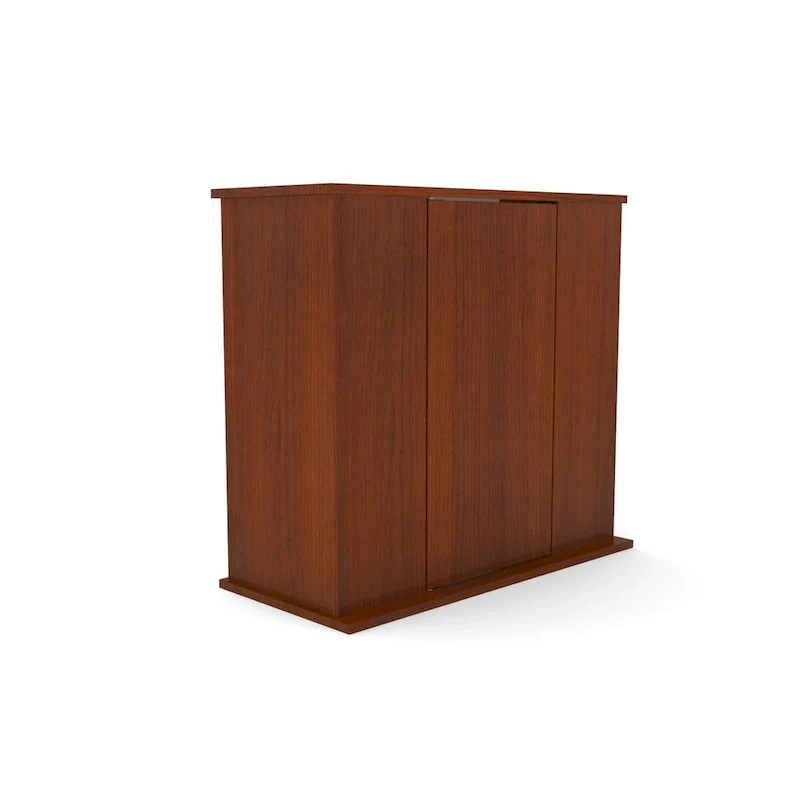 Aquatic Fundamentals 29/37 Gallon Serene Cherry Aquarium Stand with Storage
