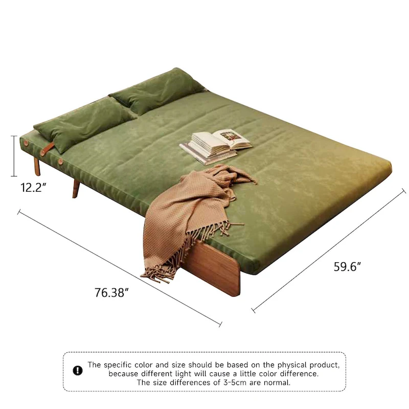 JASIWAY 59.1 Modern Upholstered Sofa Bed