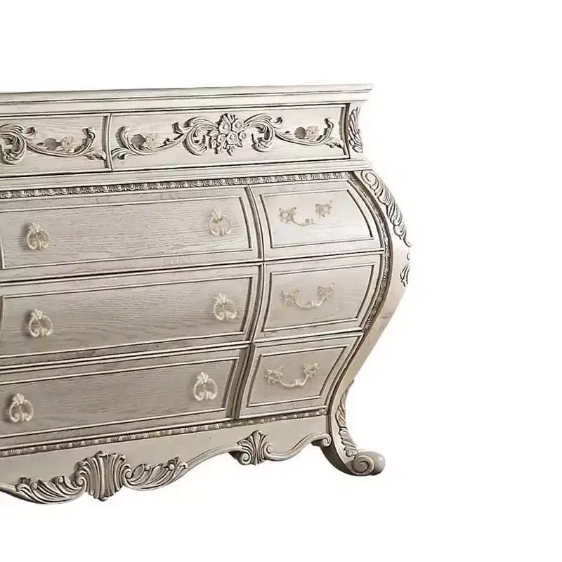 Ragenardus Dresser Antique White Finish - Acme Furniture