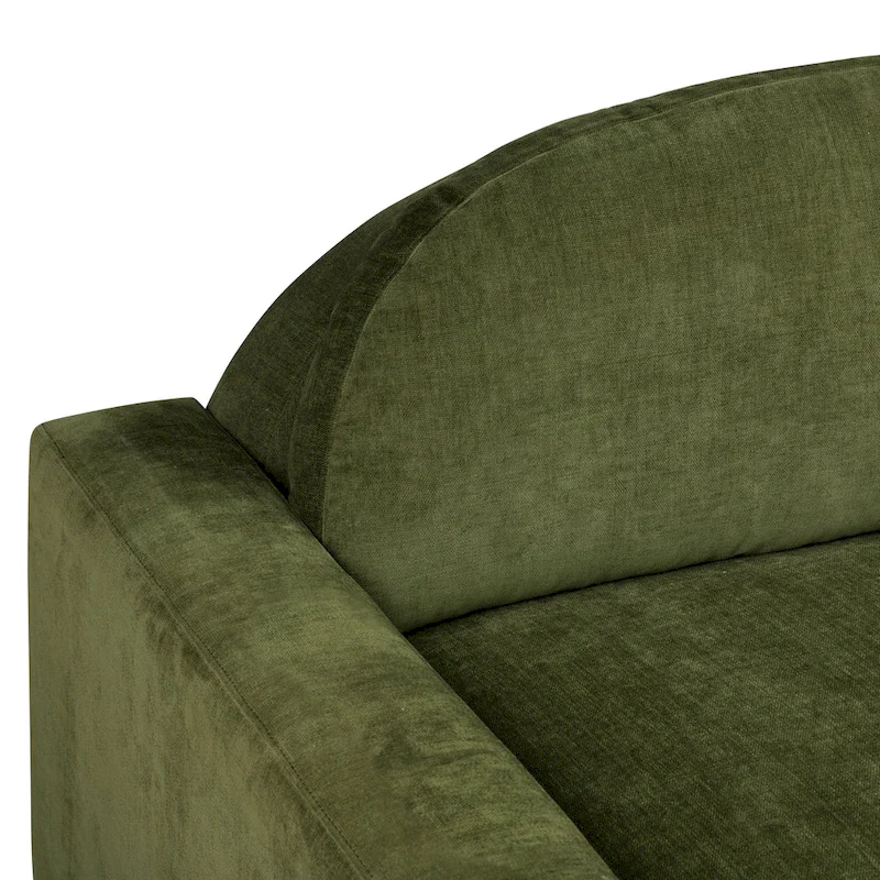Poly & Bark Fano 99 Sofa in Distressed Green Velvet