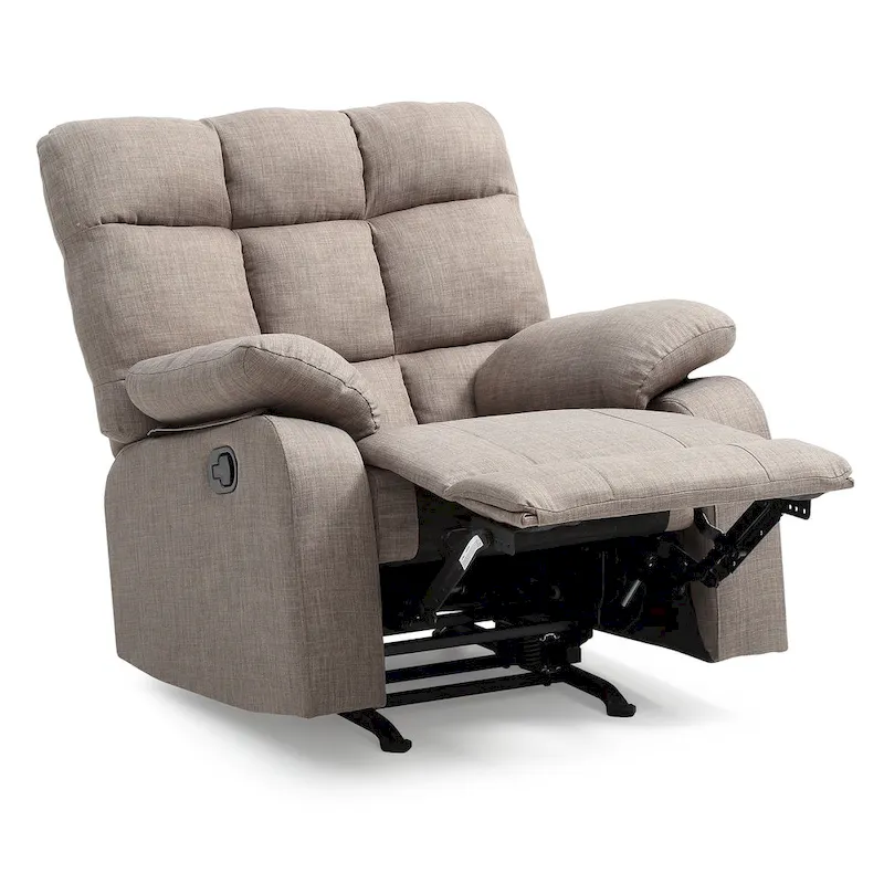 Cindy Fabric Upholstery Reclining Chair - 37L x 39W x 38H
