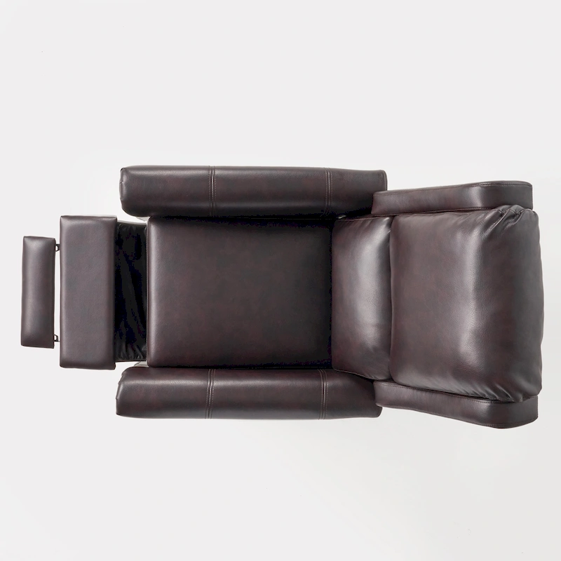 Haddan PU Leather Recliner Club Chair by Christopher Knight Home