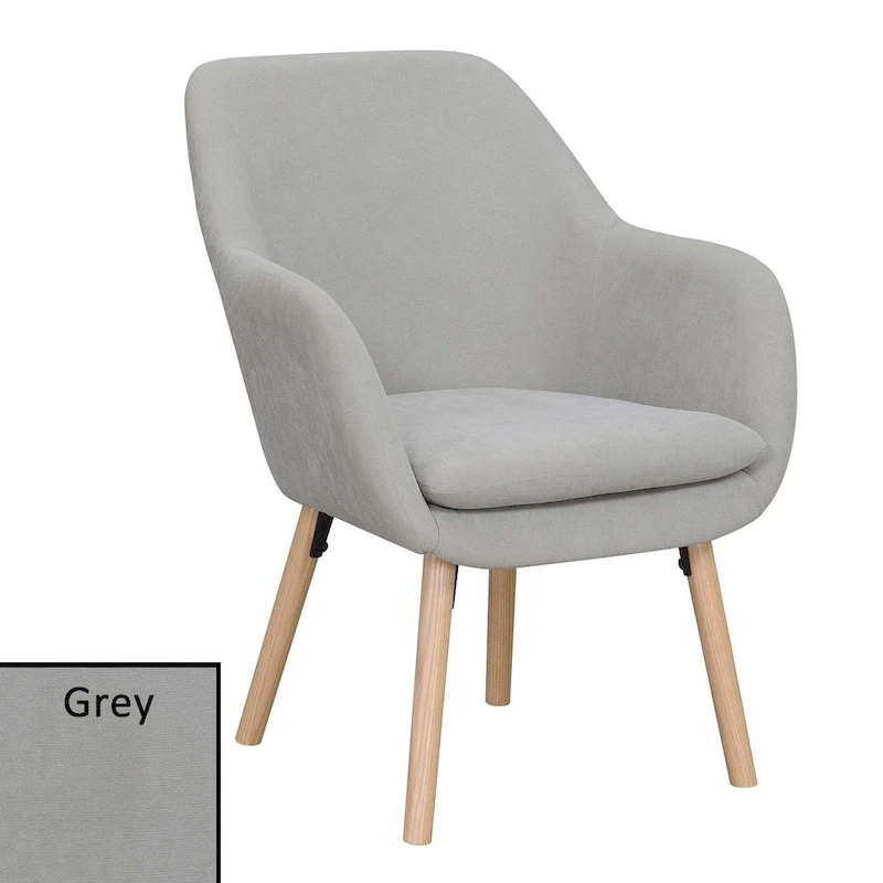 Convenience Concepts Take a Seat Charlotte Wingback Upholstered Accent Armchair