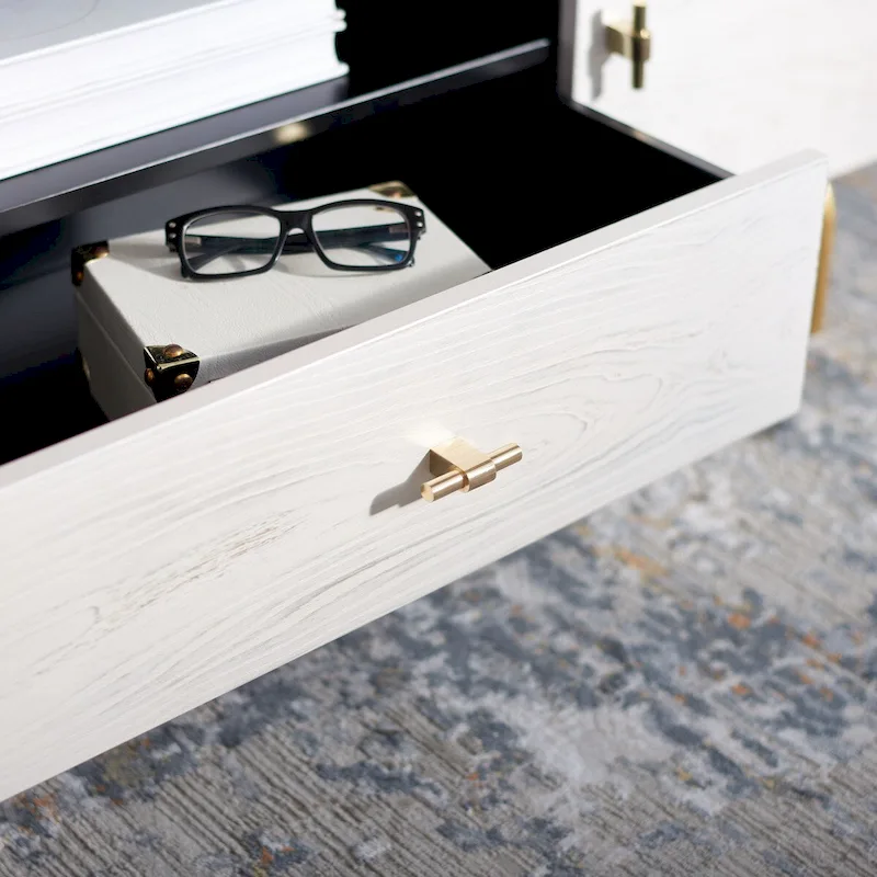 SAFAVIEH Lerke Media TV Stand - 54 W x 15.7 L x 19.7 H - 54Wx16Dx20H