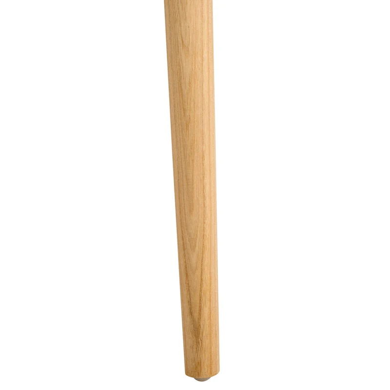 Woven Leather & Solid Wood Accent Chair (Fully Assembled) - 22 W x 20.5 L x 28.5 H