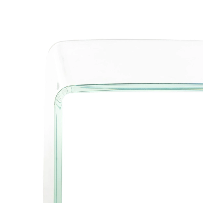 SAFAVIEH Modena Ombre Glass Console Table - Clear / Blue - 43.3 x 13.8 x 29.5 - 43Wx14Dx30H