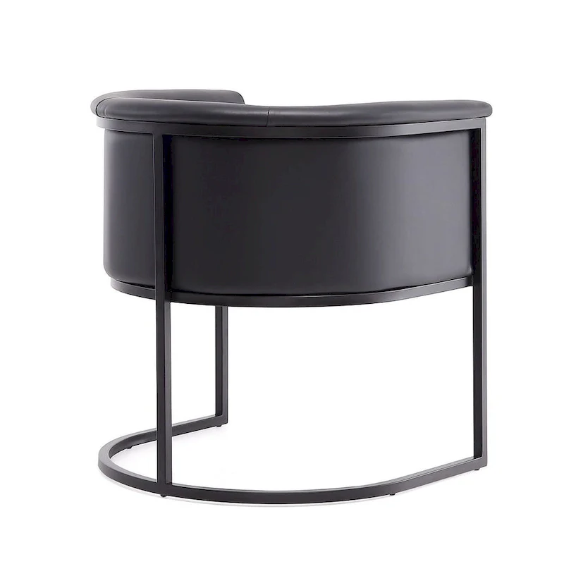 Faux Leather Dining Chairs Set of 2 - Pebble/White/Saddle/Tan/Black