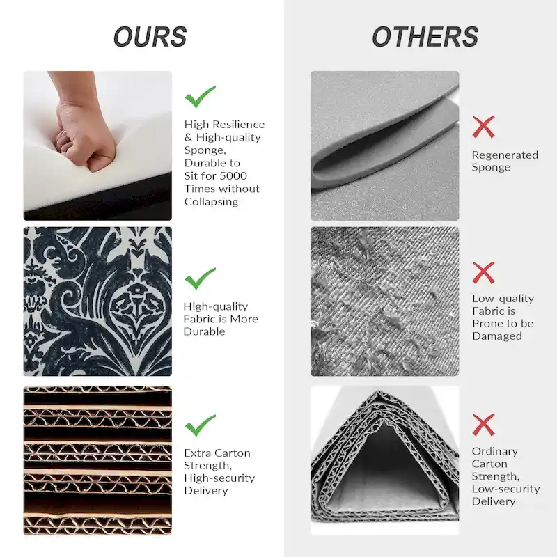 Yahweh Farmhouse Nailhead Armchair with Rolled Arms by HULALA HOME