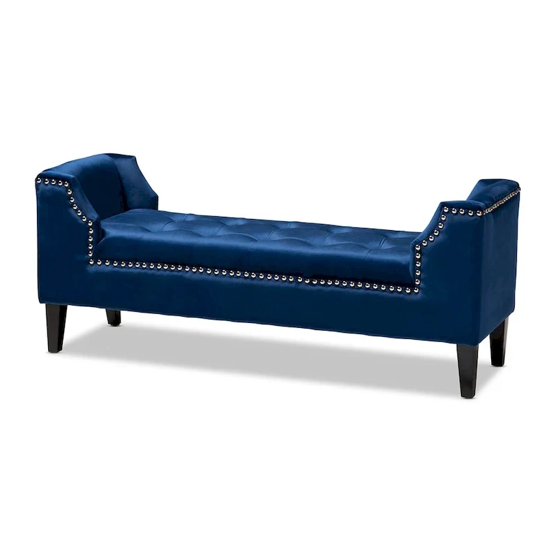 Modern and Contemporary Velvet Bench