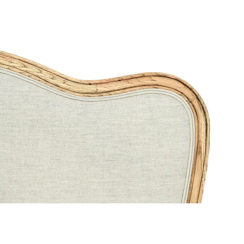 Oak & Linen Headboard