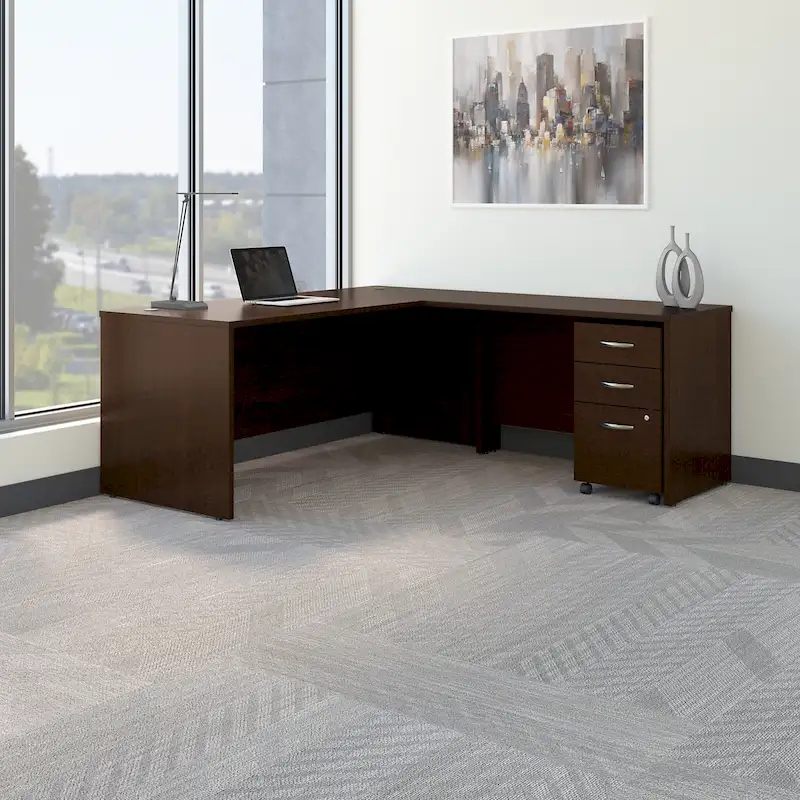 Series C 72W L Shaped Desk with Drawers by Bush Business Furniture