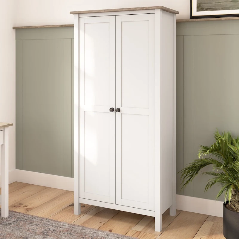 Mayfield Tall Storage Cabinet with Doors by Bush Furniture