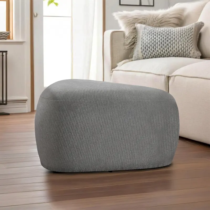 26 Footstools and Ottomans, Modern Fabric Pouf Ottoman
