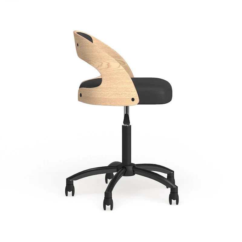 Low Back Office Chair with Padded Seat