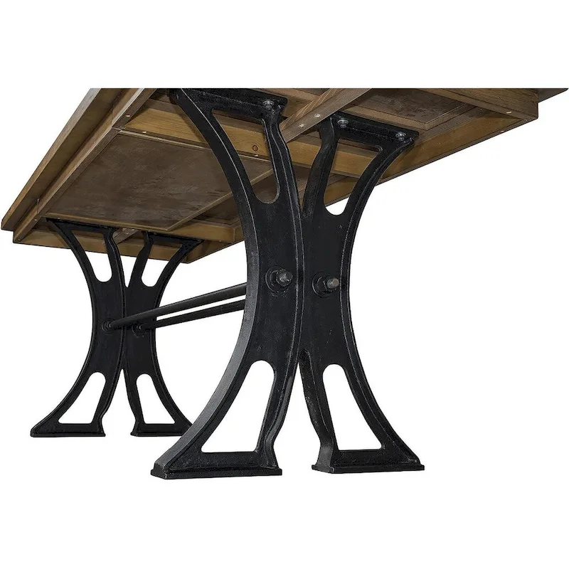 Toulouse Rustic Writing Desk, Writing Table, Office Desk, Brown