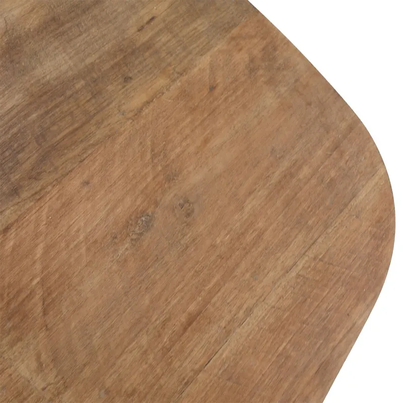 Lydia 102 Wide Teak Dining Table, Black