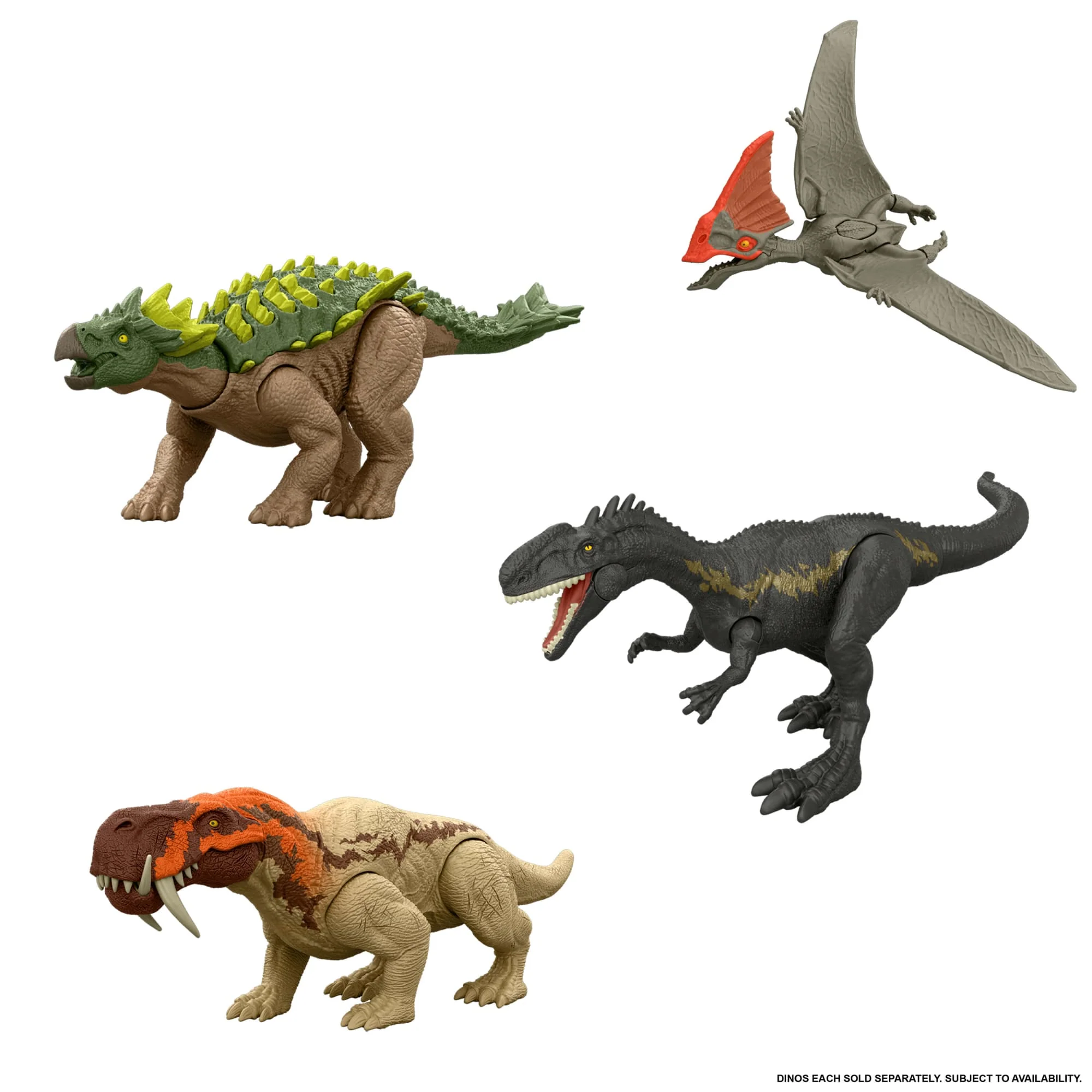 Jurassic World Rebirth Strike Attack Yuxisaurus Dinosaur Toy, Single Strike Action, Authentic & Posable
