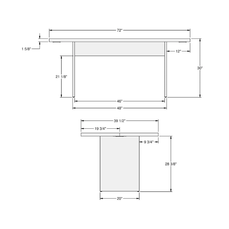 Amisco Jeffrey 72 Table and Perry Chairs 7-Pieces Dining Set