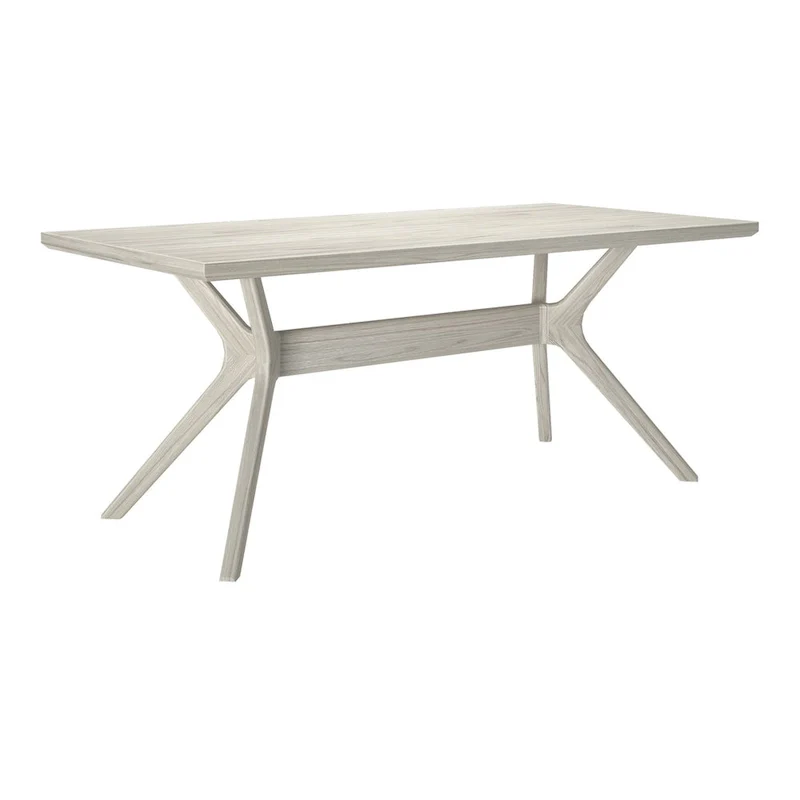 Plank and Beam Verso Cross Leg Rectangular Dining Table - 72