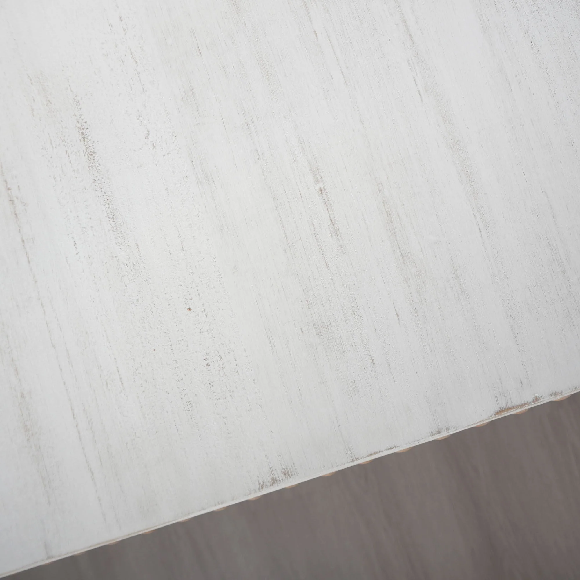 Walker Edison | Curve Design Washed White 59 Entryway Console Table