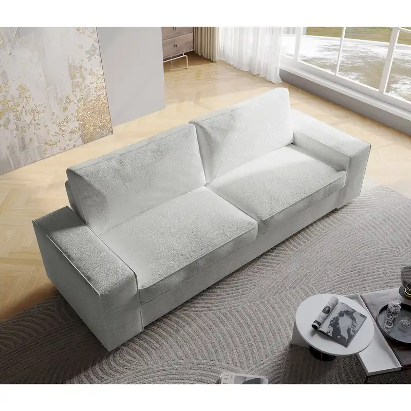 80  Modern Loveseat Couch 3 Seater Sofa