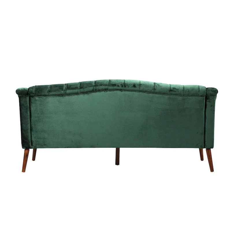 Adelia Modern Glam Tufted Velvet Sofa by Christopher Knight Home