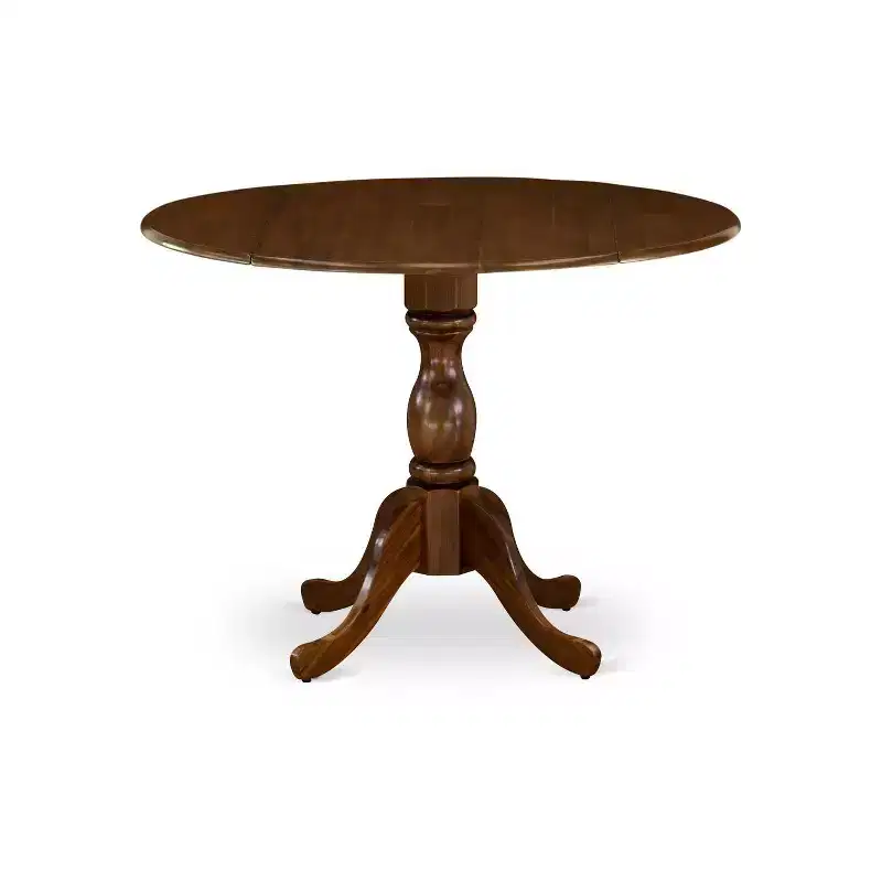 3-Piece Acacia Walnut Finish Solid Wood Top - Dining Room Set (Seats-4)