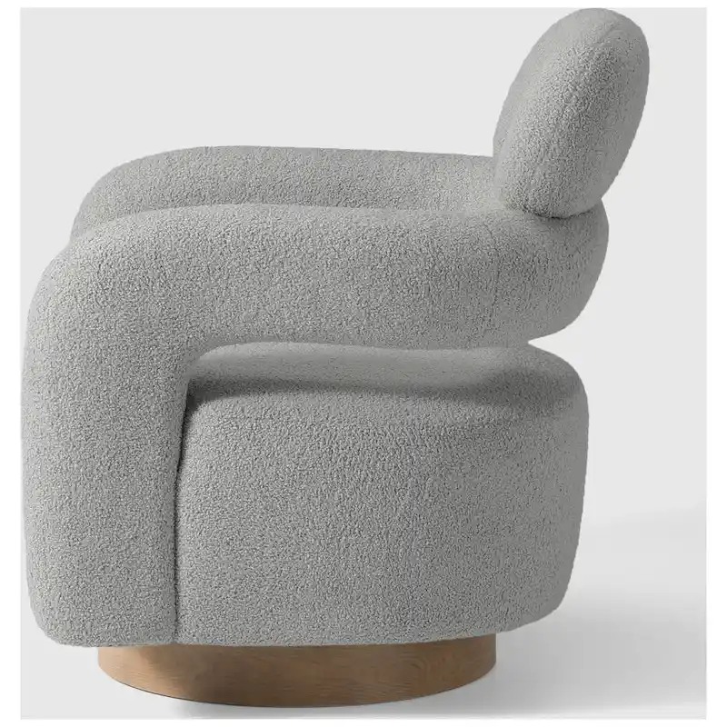 Bayville 29 Wide Sherpa Swivel Chair (Set of 2)