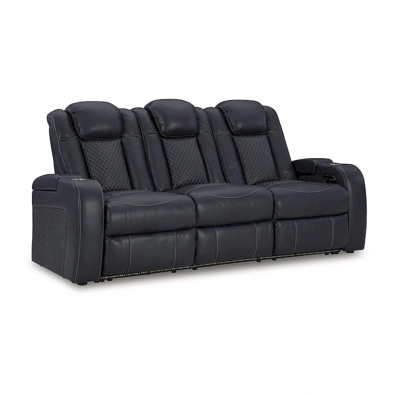 Signature Design by Ashley Fyne-Dyme Power Reclining Sofa - 85 W x 43 D x 43 H