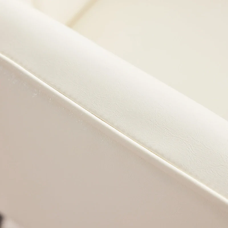 Cream Modern 24.4 PU Leather Accent Chair