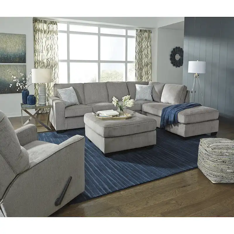 2-Piece Sleeper Sectional Sofa with Chaise - 110W x 90D x 37H