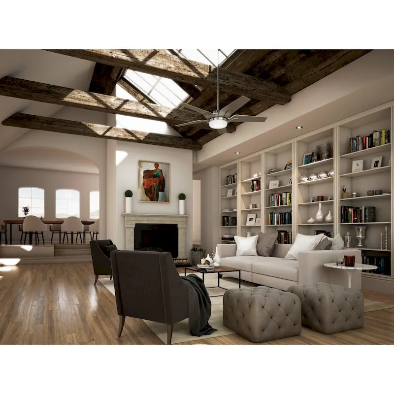 Casablanca 56  Correne Ceiling Fan with LED Light Kit and Remote - Scandanavian, Mid-Century Modern