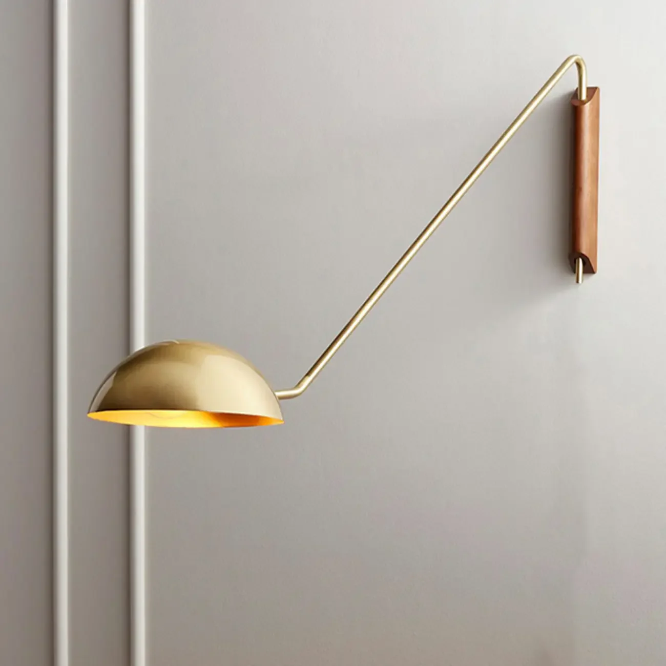 Industrial Flexible Swing Arm Wall Light for Living Room
