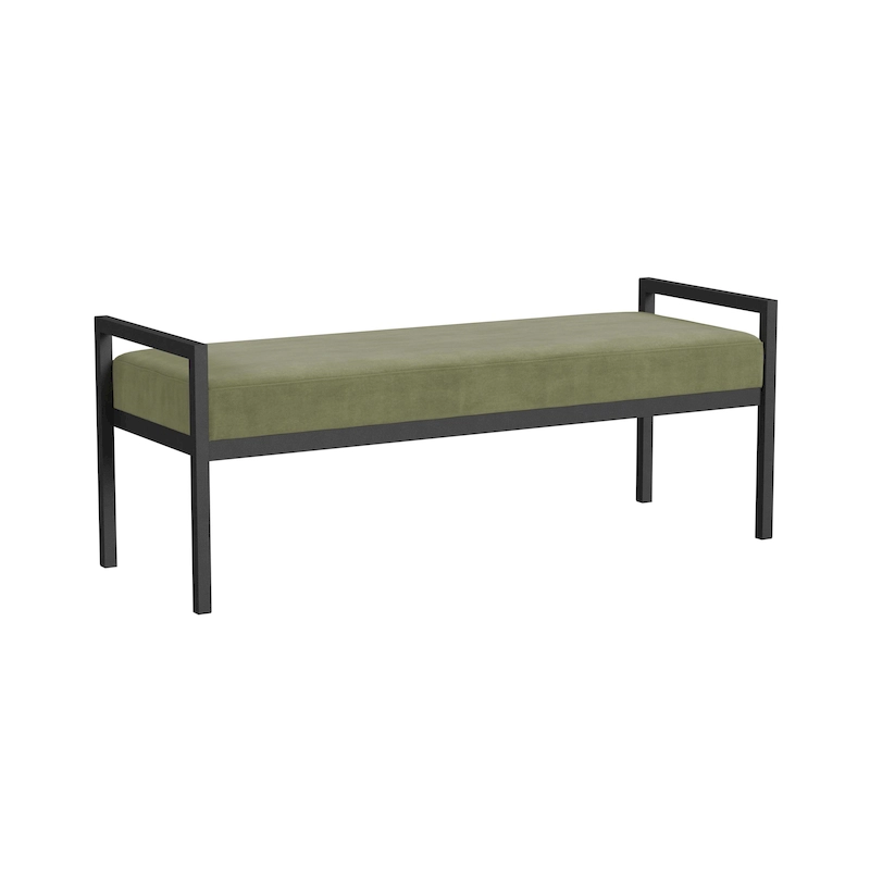 HomePop Modern Metal Bench